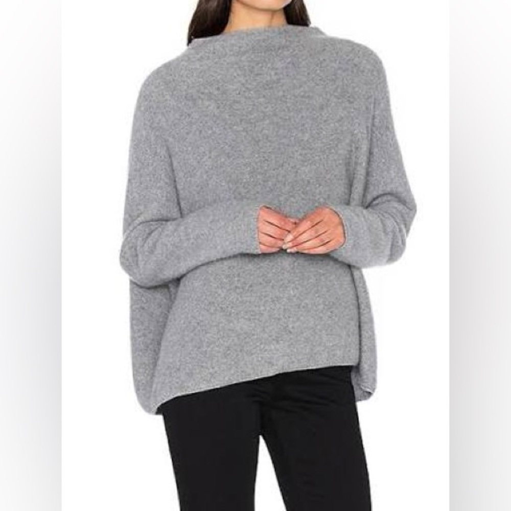VINCE Cashmere Funnel Neck Sweater
